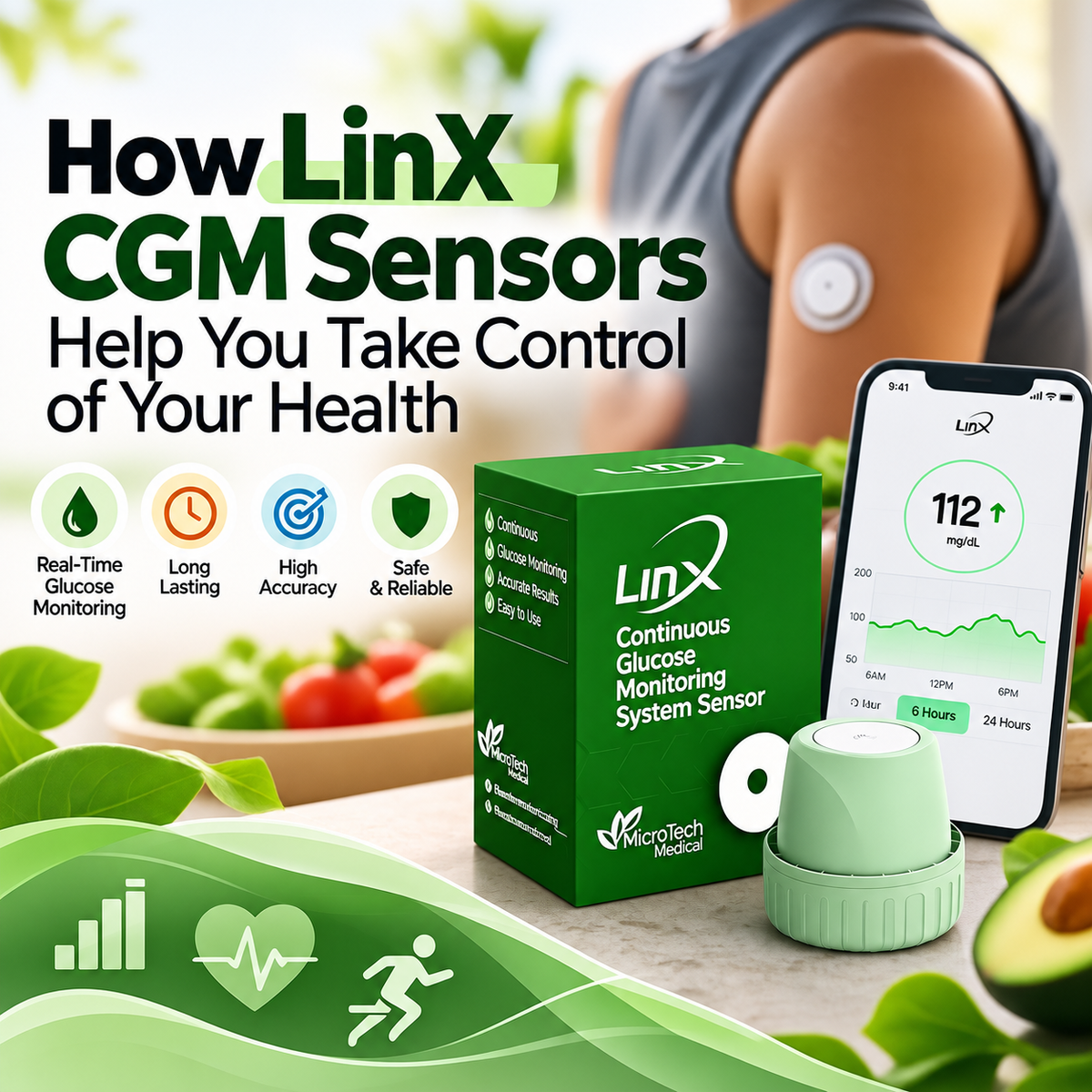 How LinX CGM Sensors Help You Take Control of Your Health